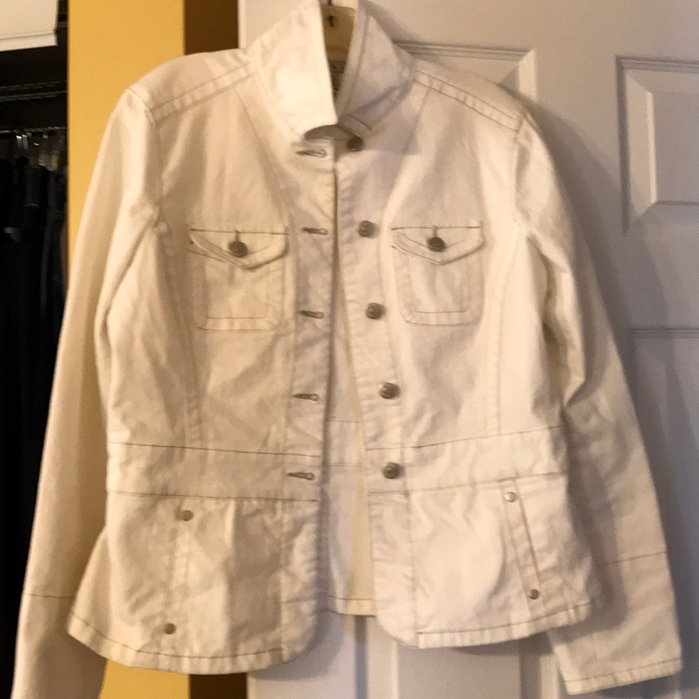 Winter White Jean Jacket